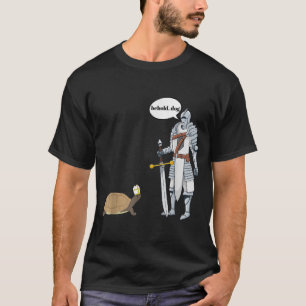 Camiseta Behold Dog Engraçado Tartaruga Vestindo Um Padre H