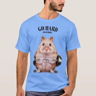 Camiseta Beige Dwarf Hamster Muscle Training Welevaging