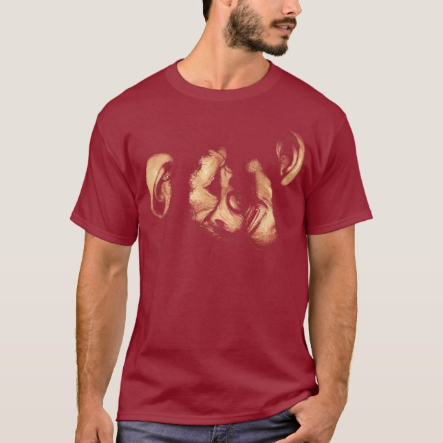 Camiseta beija chimpanzés (Frente)