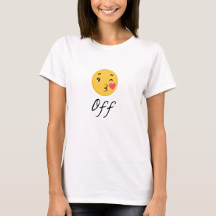 Camiseta Beija Emoji Engraçado Trendência Popular
