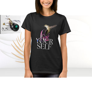 Camiseta Beija-flor Ame a si mesmo