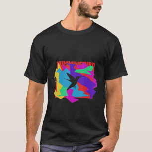 Camiseta Beija-flor Animal Mosaico Puzzle