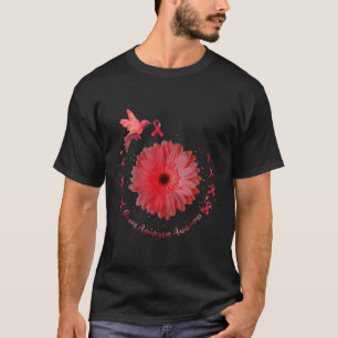 Camiseta Beija-flor Girassol Borgonha Aneurisma Cerebral Co