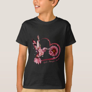 Camiseta Beija-flor Girassol Coração Fita Burgundy Cérebro