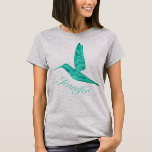 Camiseta Beija-flor Low Poly