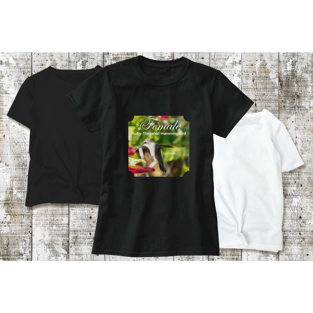 Camiseta Beija-flor no Comedouro (Criador carregado)