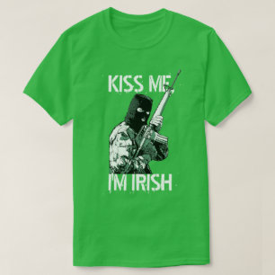 CAMISETA BEIJA-ME, EU SOU IRLANDÊS
