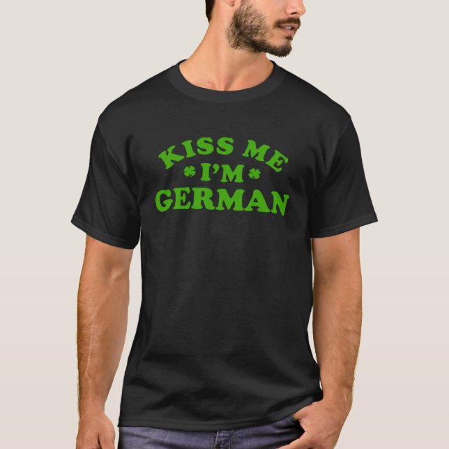 Camiseta Beija-me Sou alemão (Frente)