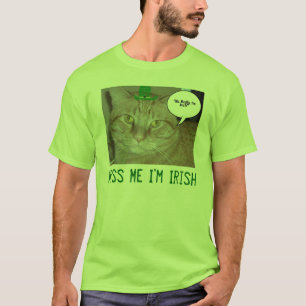 Camiseta Beija-me, sou irlandês