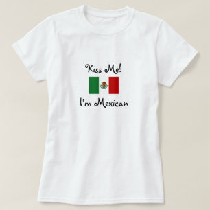 Camiseta Beija-Me! Sou mexicano