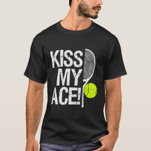 Camiseta Beija Meu Ás Para Jogadores De Tênis