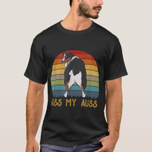 Camiseta Beija Meu Auss Engraçado Aussie Mãe Aussie Proprie