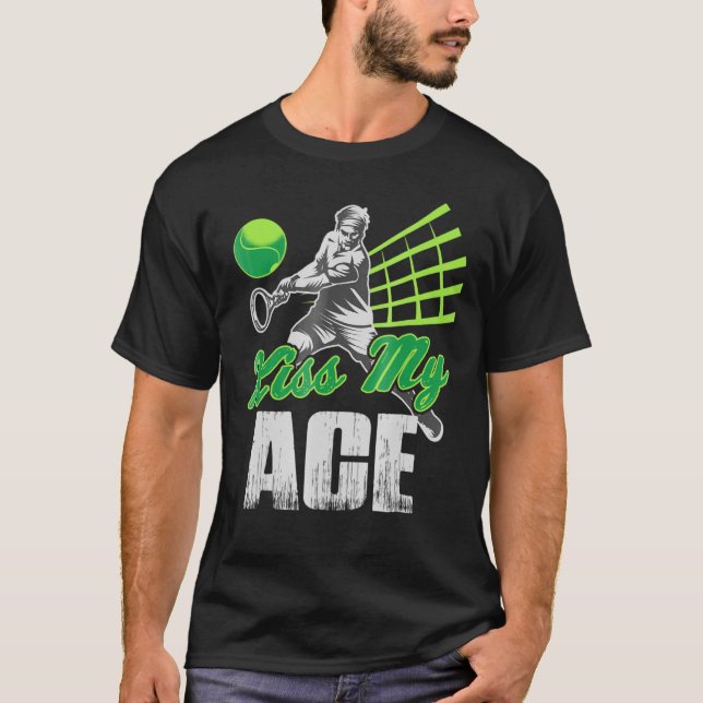 Camiseta Beija Meu Jogo De Tênis (Frente)