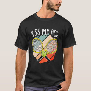 Camiseta Beija Meu Treinador De Tênis De Ace E Tênis