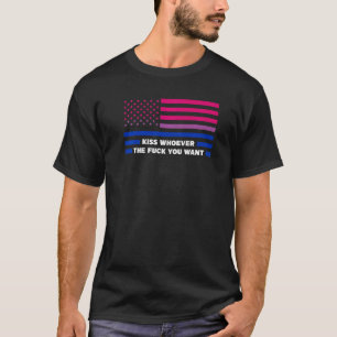 Camiseta Beija Quem Quer Que Você Queira O Gay Do Orgulho L