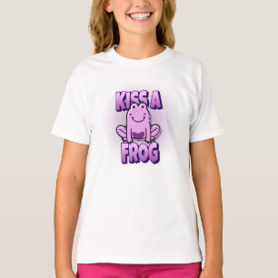 Camiseta Beija Um Sapo Rosa