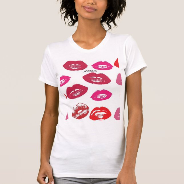 Camiseta Beijar lábios Vermelhos Thunder_Cove (Frente)