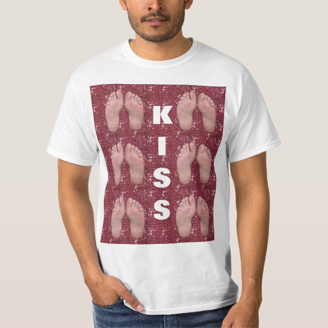 CAMISETA BEIJAR OS PÉS DELA (Frente)
