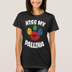 Camiseta Beije a minha Pallina para todo o ventilador Bocce