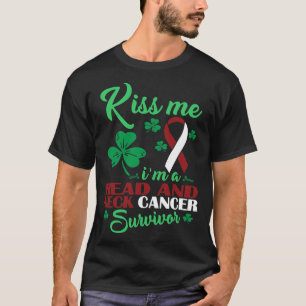 Camiseta Beije-Me Cabeça E Sobrevivente de câncer De Pesc