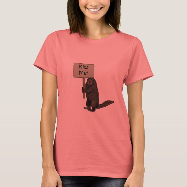 Camiseta Beije-Me! Castor (Frente)