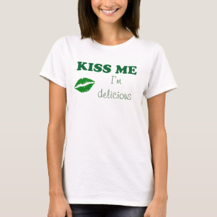 Camiseta Beije-me Estou delicioso