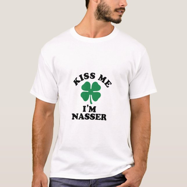 Camiseta Beije-me, eu sou NASSER (Frente)