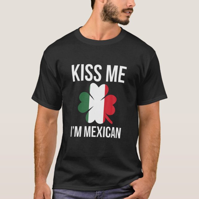 Camiseta Beije-Me Eu Sou Rua Mexicana. (Frente)