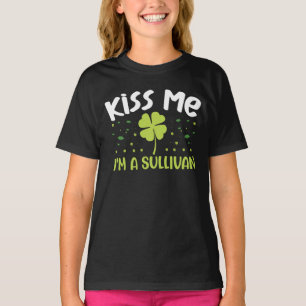 Camiseta Beije Me Eu Sou Um Sullivan - Sobrenome Sullivan
