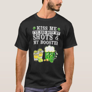 Camiseta Beije-me Eu Tomei as Duas Doses e a Dose de Reforç
