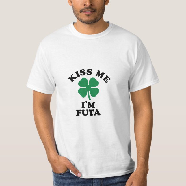 Camiseta Beije-me, Im FUTA (Frente)