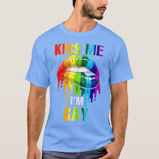 Camiseta Beije-Me Im Gay Homossexual Prioridade LGB