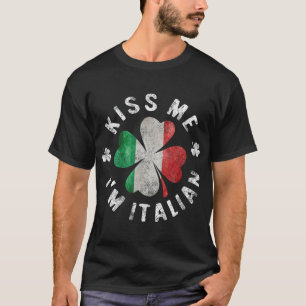 Camiseta Beije-Me Im Italiano T Dia de São Patrício Itál