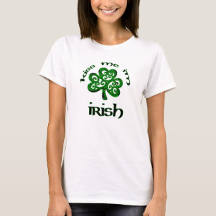 Camiseta Beije-me, mim são irlandês