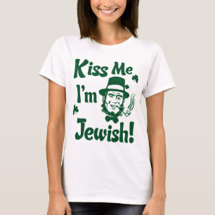 Camiseta Beije-me, mim são judaico