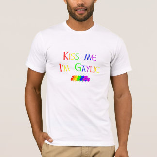 Camiseta Beije-me, mim são t-shirt de Gaylic