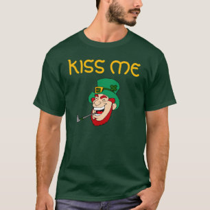 Camiseta Beije-me, mim são um posudo irlandês
