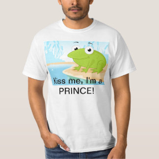 Camiseta Beije-me, mim são um príncipe!