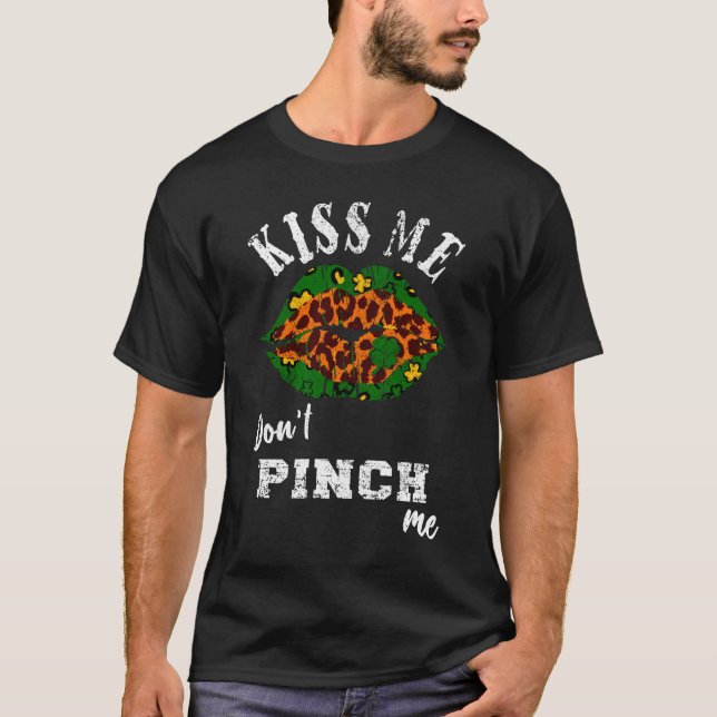 Camiseta Beije-me, não me agarre, Ruas engraçadas. (Frente)