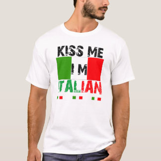 Camiseta Beije-me no italiano