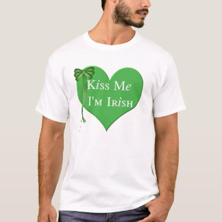 Camiseta Beije-me o irlandês Im