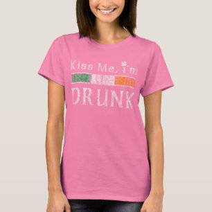 Camiseta Beije-me que eu estou bêbedo