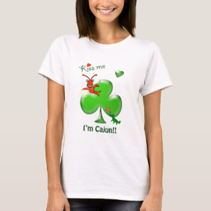 Camiseta Beije-me que eu sou Dia de São Patrício dos