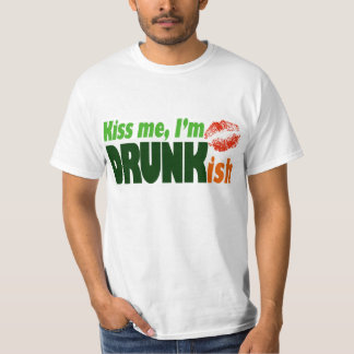 Camiseta Beije-me que eu sou Drunkish