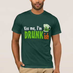 Camiseta Beije-me que eu sou Drunkish