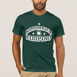 Camiseta Beije-me que eu sou filipino