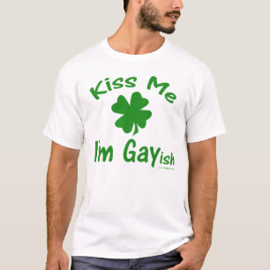 Camiseta Beije-me que eu sou Gayish