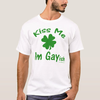 Camiseta Beije-me que eu sou Gayish