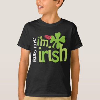 Camiseta Beije-me que eu sou irlandês