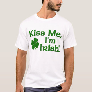 Camiseta Beije-me que eu sou irlandês